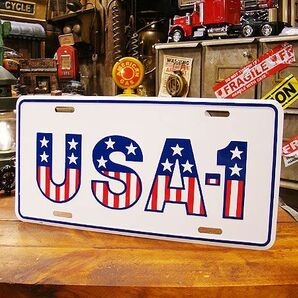 USA-1 ライセンスプレート アメリカ雑貨 アメリカン雑貨の画像1