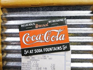 コカ・コーラ　マグネットシート（5セント）　アメリカ雑貨　アメリカン雑貨