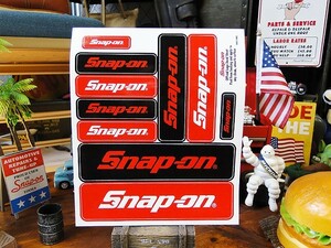 スナップオン　ステッカー（ロゴ10Pセット） アメリカ雑貨 アメリカン雑貨 車 シール ブランド