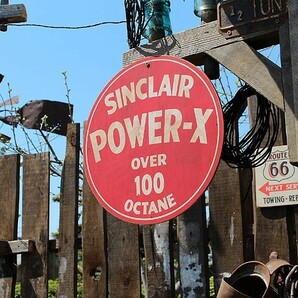 アメリカンガレージ ウッドサイン シリーズ第三弾（シンクレア/POWER-X） アメリカ雑貨 アメリカン雑貨 壁掛け インテリア 木製看板の画像5