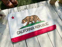 カリフォルニア州旗　ルームマット ■ アメリカン雑貨 アメリカ雑貨_画像2