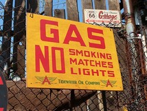 アメリカンガレージ　ウッドサイン　シリーズ第三弾（GAS NO SMOKING） アメリカ雑貨 アメリカン雑貨 壁掛け インテリア 木製看板_画像2