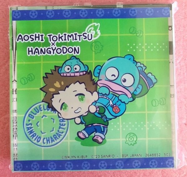 ブルーロック×サンリオキャラクターズ アクリルブロック 時光青志 ハンギョドン アクリルプレート サンリオ