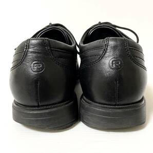 【美品】ROCKPORTロックポート ビジネスシューズ ストレートチップ 紳士靴 レザー 本革24.5cm ブラック ＊12の画像5