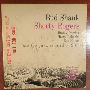 US original mono DG bud shank shorty Rogers analog record レコード LP アナログ vinyl