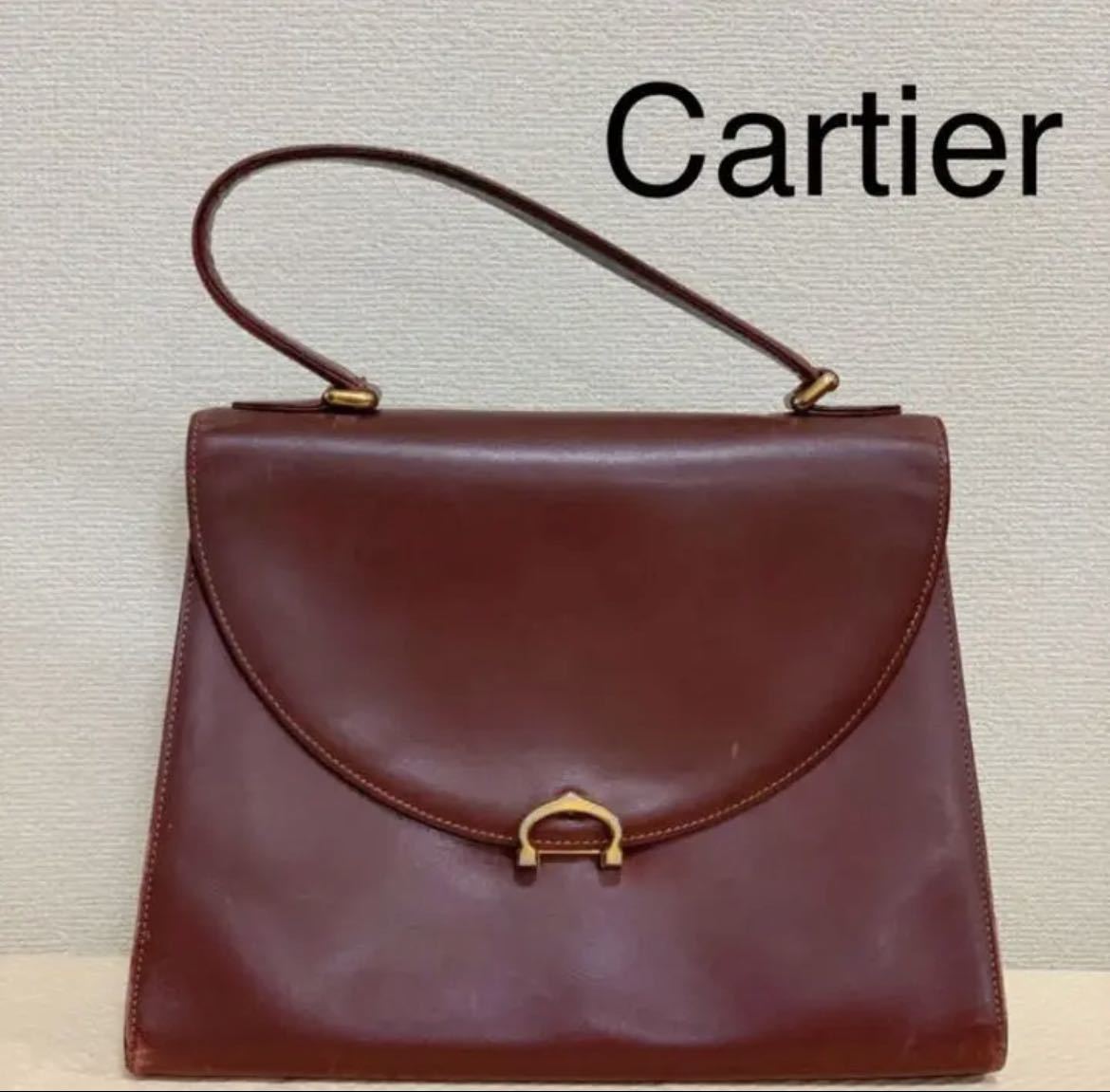 ヴィンテージ カルティエ マストライン ハンドバッグ Cartier|PayPay