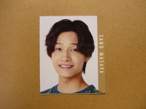  Kansai Johnny's Jr A.!group....2023 year Myojo shining star data card tetaka1 sheets 