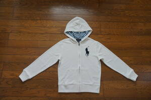 新品　◇　POLO　RALPH LAUREN　ラルフローレン　◇　ジップアップ　パーカー　 ◇　size S ( 8 ) 