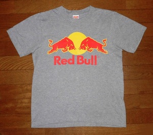 Red Bull レッドブル Tシャツ 半袖 コットン タイ製 ASH M USED 美品/ムエタイ格闘技 キックボクシング F1 ムエタイ エナジードリンク