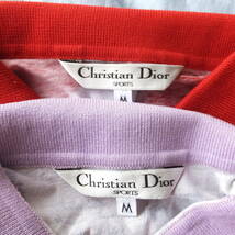 Christian Dior SPORTS クリスチャンディオール　スポーツ　レディース　トップス 2枚セット　長袖 丸柄　半袖 花柄　綿100％_画像4