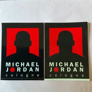  Michael Jordan cologne sticker 2 sheets MICHAEL JORDAN