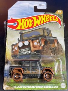 ホットウィール HOTWHEELS MUD RUNNERS 15 LAND ROVER DEFENDER DOUBLE CAB ランドローバー ディフェンダー ダブルキャブ