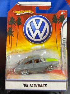 ホットウィール HOTWHEELS VW 1/50 VOLKSWAGEN 69 FASTBACK フォルクスワーゲン ファストバック Rat Rods