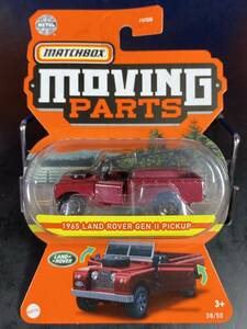 MATCHBOX Matchbox MBX MOVING PARTS 1965 65 LAND ROVER GEN Ⅱ PICKUP Land Rover red 