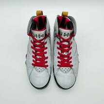 【美品】 Nike Air Jordan 7 Retro Reflections of a Champion BV6281-006 ナイキ エアジョーダン7 リフレクティブ カーディナル_画像5