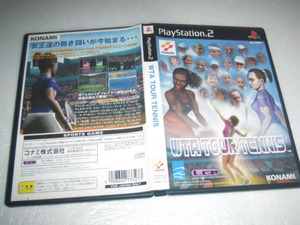 中古 傷有 PS2 WTA TOUR TENIS 動作保証 同梱可 