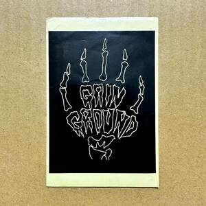 Gain Ground 初期 ステッカー ゲイングラウンド PUNK HARD CORE THRATH METAL COCOBAT ジャパコア GASTUNK USUGROW DEATH SIDE CRUDE