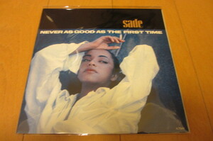 ★【SADE シャーデー】☆『NEVER AS GOOD AS THE FIRST TIME -45'S-』7インチ 激レア★