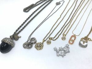 メッキ ブランド アクセサリー まとめ 8点 ニナリッチ コーチ スワロフスキー ジバンシー シルバー925 金 メッキ ネックレス ブローチ