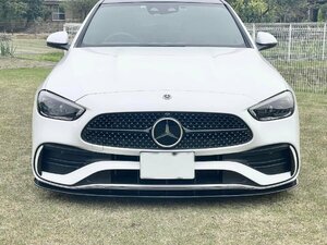 ネクストイノベーション メルセデスベンツ Cクラス C43 AMG ライン W206 フロントアンダースポイラー グロスブラック 8mm