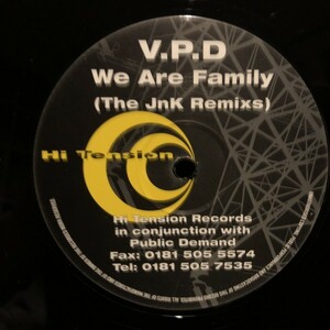 V.P.D / We Are Family (The JnK Remixs)