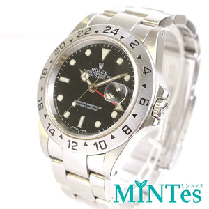 Rolex Rolex Explorer II 16570 Black X Серебряные мужчины Стильный роскошный черный циферблат повседневный элегантный