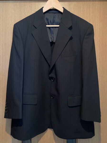 Rucken Bacchar ペンシルストライプ 背抜き2つボタンジャケット37