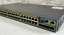 ◆ Cisco ◆ Catalyst 2960-S Series [ WS-C2960S-48TS-L V06 ] / C2960S-STACK 装着済み ⑨_画像2