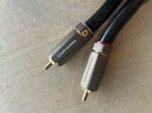 audio technica Rexat Line Cable AT7726 ペア 約1m オーディオテクニカ RCAケーブル レグザット_画像2