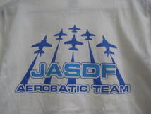 一点物!! 希少 Blue Impulse ブルーインパルス JASDAF 航空自衛隊 AEROBATIC TEAM プリントＴシャツ かなり昔の物 サイズ M_画像3