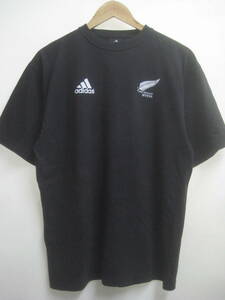 一点物!! adidas アディダス NEW ZEALAND SEVENS オールブラックス 7人制ラグビー ニュージーランド代表 プリントＴシャツ サイズ MEDIUM