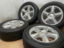 シボレー アバランチ 純正 20インチ 8.5J +31 PCD139.7 6H ブリヂストン 275/55R20 サバーバン タホ 4本セット_画像1