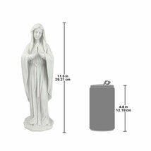 即納！セール！ 大理石風 聖母マリア像 彫像 彫刻高さ 約29ｃｍ キリスト教美術 カトリック 祭壇 贈り物（輸入品_画像9