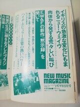 中古本　ニューミュージックマガジン 1979年8月号　アースウィンド&ファイヤー　ロバートフリップ　ビーチボーイズ_画像5