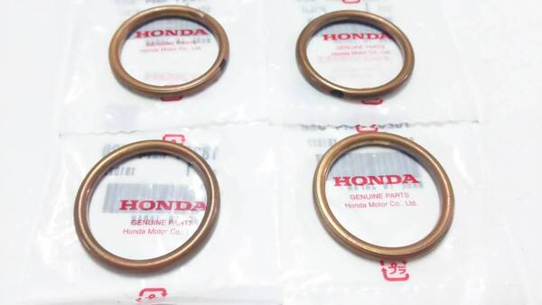 ■送料込み■CB400SF NC39 NC42 マフラーガスケット 4枚セットHONDA エンジン部品ガスケット