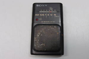 B-020　Sony　AMラジオ　ICR-S22　可動品　定形外発送可
