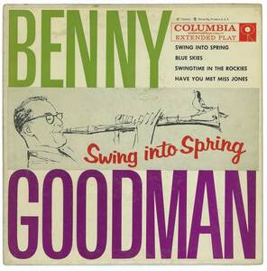 米国COLUMBIAオリジナルEP/Benny Goodman/Swing into Spring!ZTEP27373