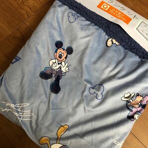 【大人気】ディズニー 100周年 ひざ掛け 毛布 しまむら ブランケット