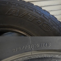 ＊送料無料＊ 275/70R16 ヨコハマジオランダー A/T-S 4本セット ランクル ランドクルーザー プラド サーフ FJ ジープ　H-621_画像2