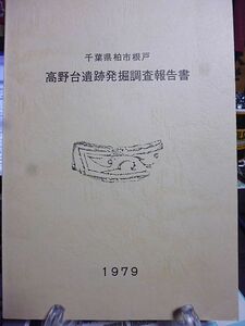 千葉県柏市根戸高野台遺跡発掘調査報告書　