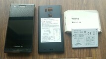 ドコモ T-02D REGZA PHONE ブラック本体 予備バッテリー&未使用背面カバー付き【ワンセグ＆ロッドアンテナ内蔵】_画像1