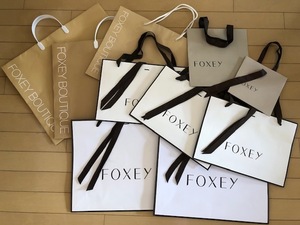 ☆【フォクシー FOXEY】ショップ袋 ショッパー 紙袋*大小様々 10枚☆