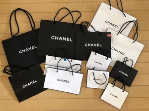 ☆即決*【シャネル CHANEL】ショップ袋 ショッパー 紙袋*大小様々 12枚☆