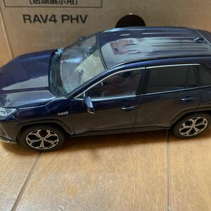 1/30 トヨタ 新型RAV4 PHV 　PHV 非売品 カラーサンプル ミニカー ダークブルーマイカ