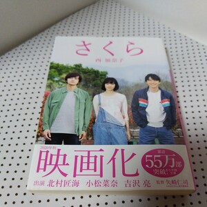 小学館文庫 さくら 西加奈子 ☆ 映画化 北村匠海 小松菜奈 吉沢亮