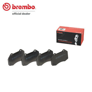 brembo ブレンボ ブラックブレーキパッド フロント用 ルノー ルーテシア RF4C H21.10～H25.9 ルノー・スポール 2.0L