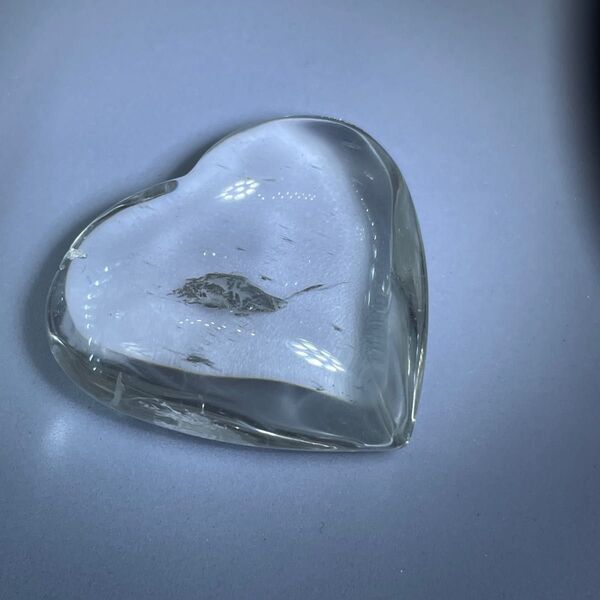 水晶 ハート タンブル クリアクォーツ