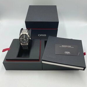 ORIS 7641-43 アドバンスド デイデイト＜腕時計＞ オリス ブラック シルバー ブランド メンズの画像1