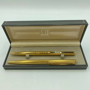 dunhill ボールペン 2本セット＜筆記用具＞ ゴールド 文房具 ペン ダンヒル