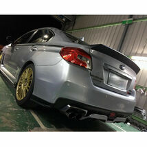 スバル VA系 WRX S4 STI セダン US北美タイプ リアトランクスポイラー2015-2021 HELLAFLUSH 素地未塗装品 ABS_画像7